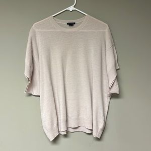 Theory Short Sleeve Cashmere/Wool Sweater
